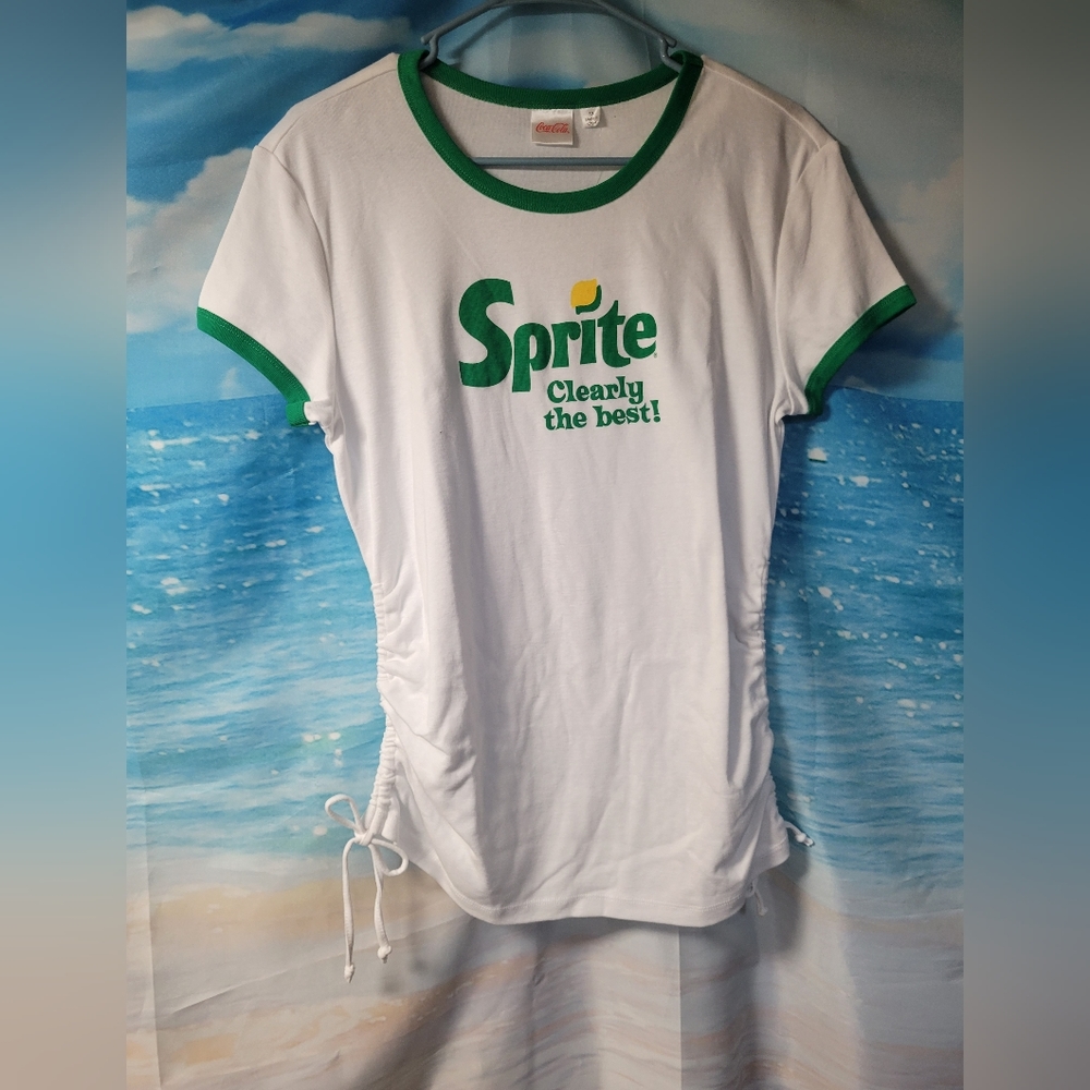 Sprite NWT Clearly‎ The Best Ruched Side Tshirt Size 1X WOMEN’S